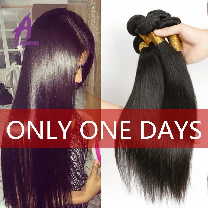 8A Grade Brazilian Virgin Hair Straight 4 Bundle Deals Human Hair Bundles Brazillian Straight Hair Brazilian Hair Weave Bundles