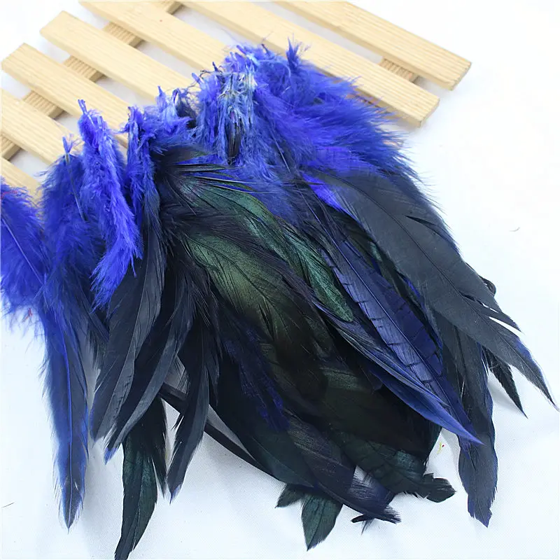 Venda 50 pchs/lote barato plumas de penas, 5-8inch13-20cm, натуральный jóias pluma de penas de galinha penas galo cor DIY