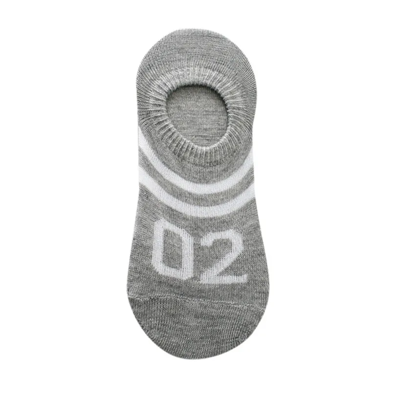  1Pair Sock Women Summer Casual Daily Comfortable Stripe Brief Cotton Sock Slippers Short Ankle Number Socks  #4F03 (3)