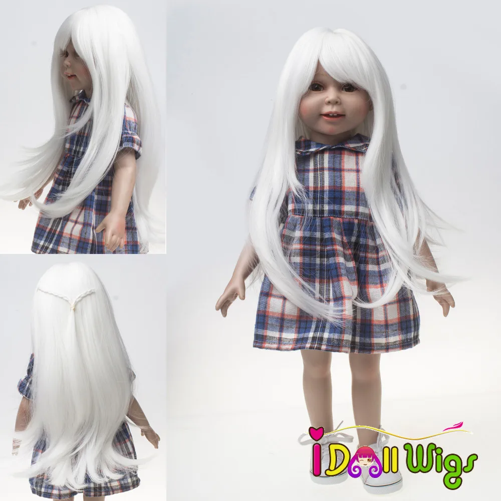white doll hair
