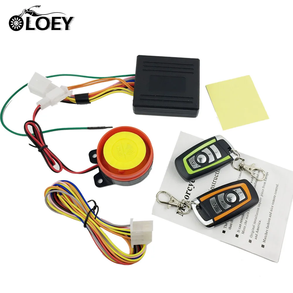 cheap Motorcycle Scooter Alarm Anti theft Security Alarm Protection System Remote Control Engine Start Universal Motor Bike Chopper