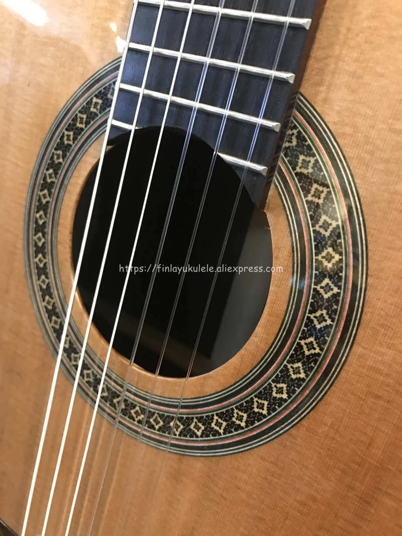 Испанская гитара Finlay 3" ручной работы, прочная кедровая/палисандр Акустическая гитара ras, Классическая гитара с нейлоновой струной 580 мм Большая распродажа