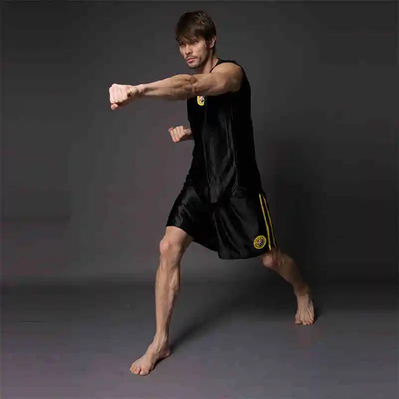 

2016 cheap Boxing fighting clothing setadult child training MMA shorts satin Grappling suite Muay thai trunks kickboxing Jersey