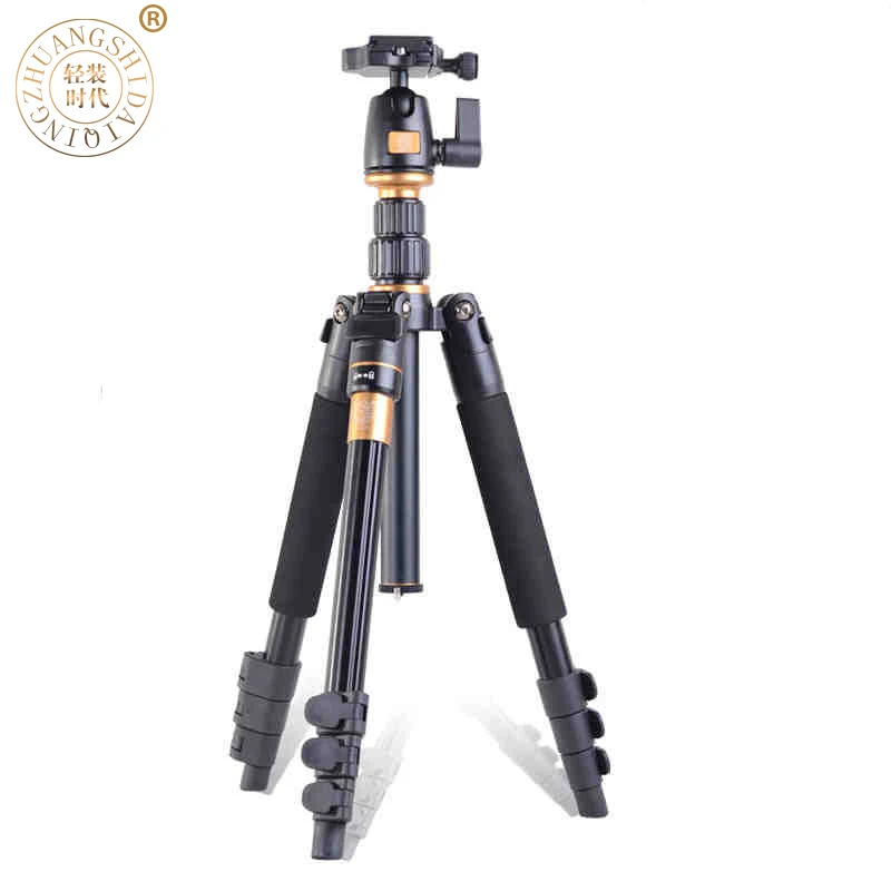 QZSD Q555 Профессиональный фотографический портативный монопод штативы + шаровая