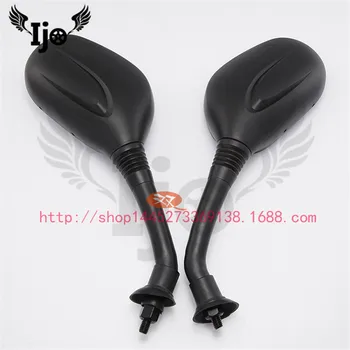 

motorcycle rearview mirror colors available for kawasaki honda suzuki yamaha Harley Half arc Black motorbike Reflector mirror
