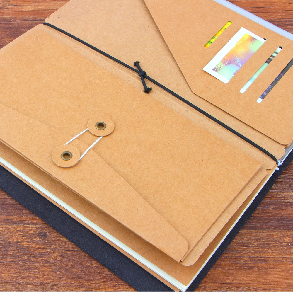 Винтажный блокнот из крафт-бумаги дорожная записная книжка s m l Poker визитница паспорт стиль папка для файлов