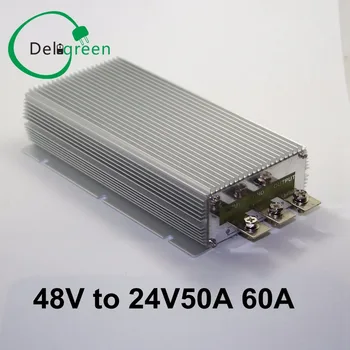 

DC 48V to 24VDC 50A 60A Step Down Power Supply Module Regulator Waterproof Buck Converter