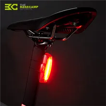 Basecamp велосипед USB Перезаряжаемые хвост свет велосипед Велоспорт задний фонарь удара светодио дный дождь Водонепроницаемый BC-424S
