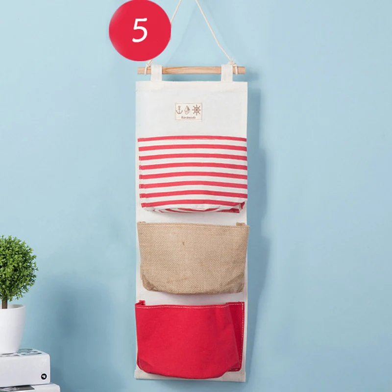Специальное предложение, настенные 3 карманные сумки для хранения, для ванной, кухни, принадлежности для жидких систем, многослойные - Цвет: 5