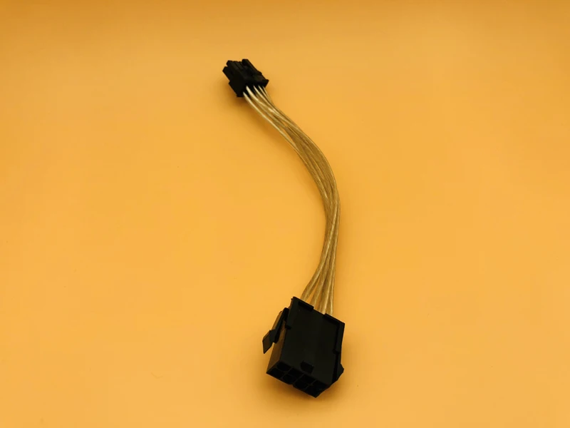 CYDZ 4Pin to 8Pin Power Cable Adapter for PC 4P to 8P CPU P4 to P8 Extension Cables Convertor Wire Cord 20cm for Mining BTC