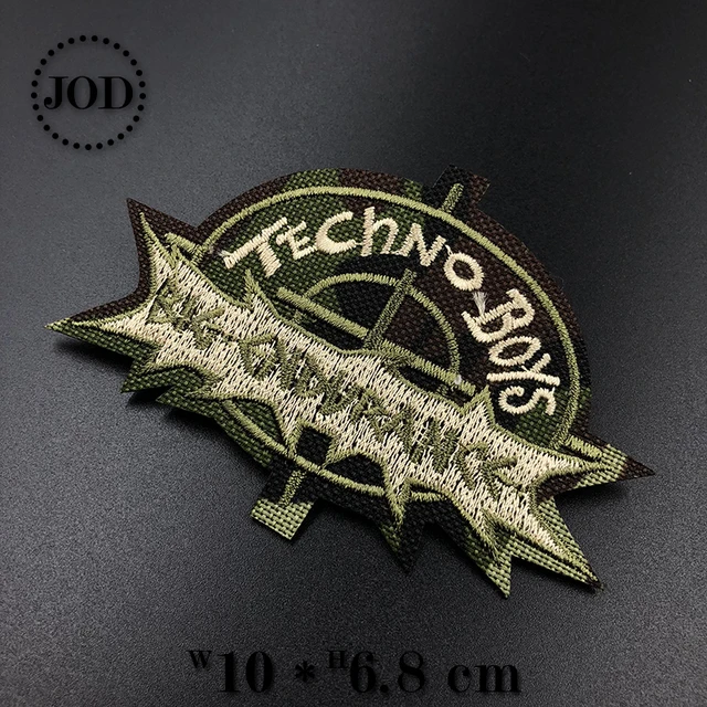 JOD* Embroidery Army Patch Clothes Military Iron on Patches for Clothing DIY Stickers Tactical Fabric Badges Camouflage Style 3