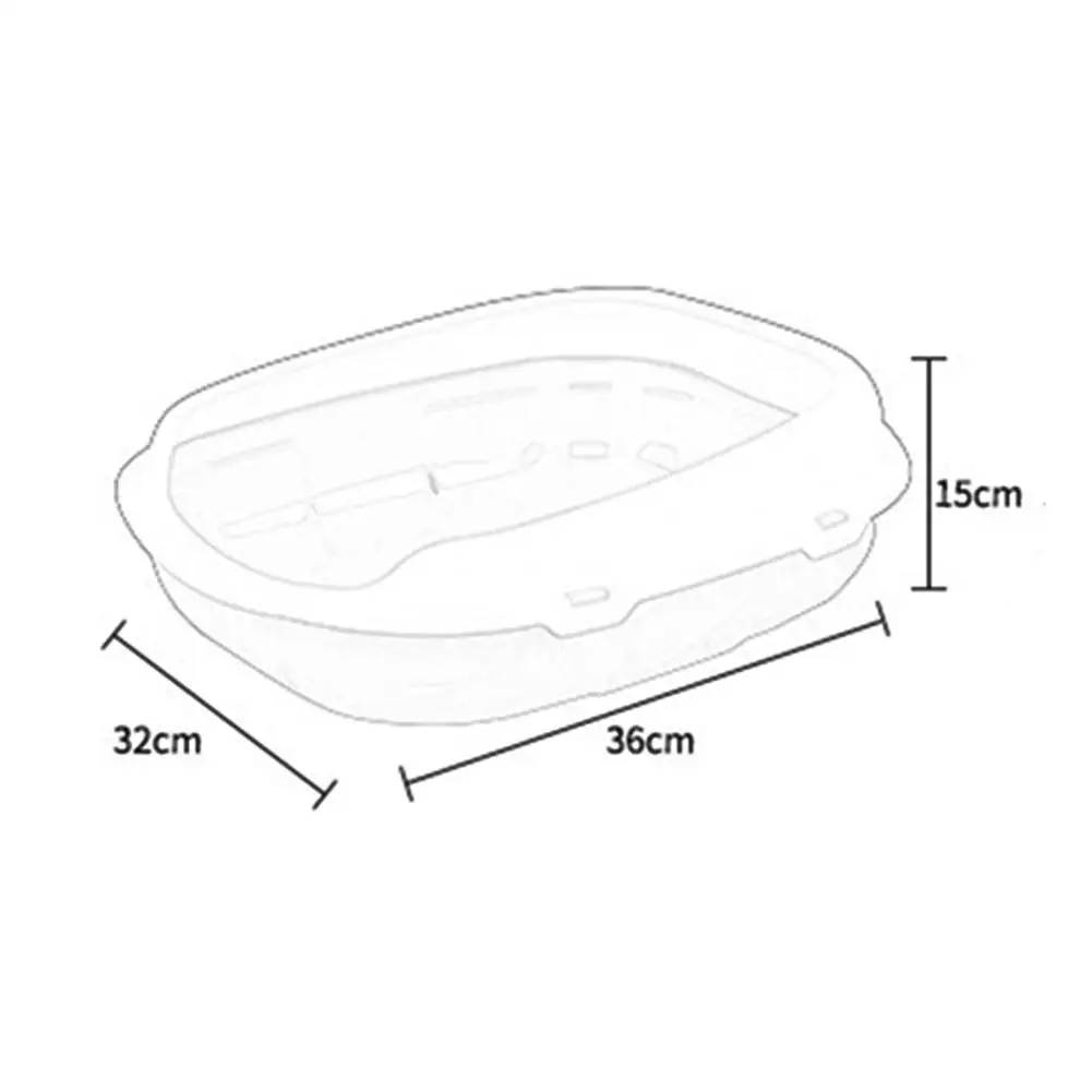 Собачий Туалет поднос для корабля полузакрытый кошачий ящик для мусора с лопатой кошачий Туалет подходит для кошек и маленьких собак