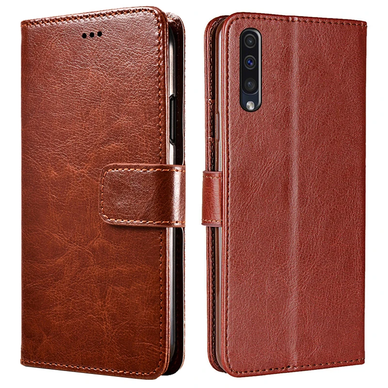 

For Samsung A50 2019 Case Cover Flip Leather Wallet Cover Phone Case For Samsung Galaxy A50 A 50 A505 A505F SM-A505F A30 A40 A70