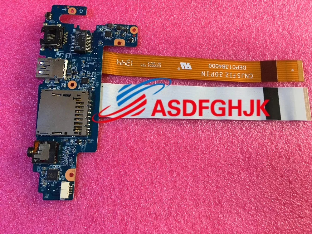 para Sony Vaio Flip 14 Svf14 Usb Ethernet Áudio io Porto Placa Cabo 100 Tesed ok Da0fi2tb6e0 - Imagem 3