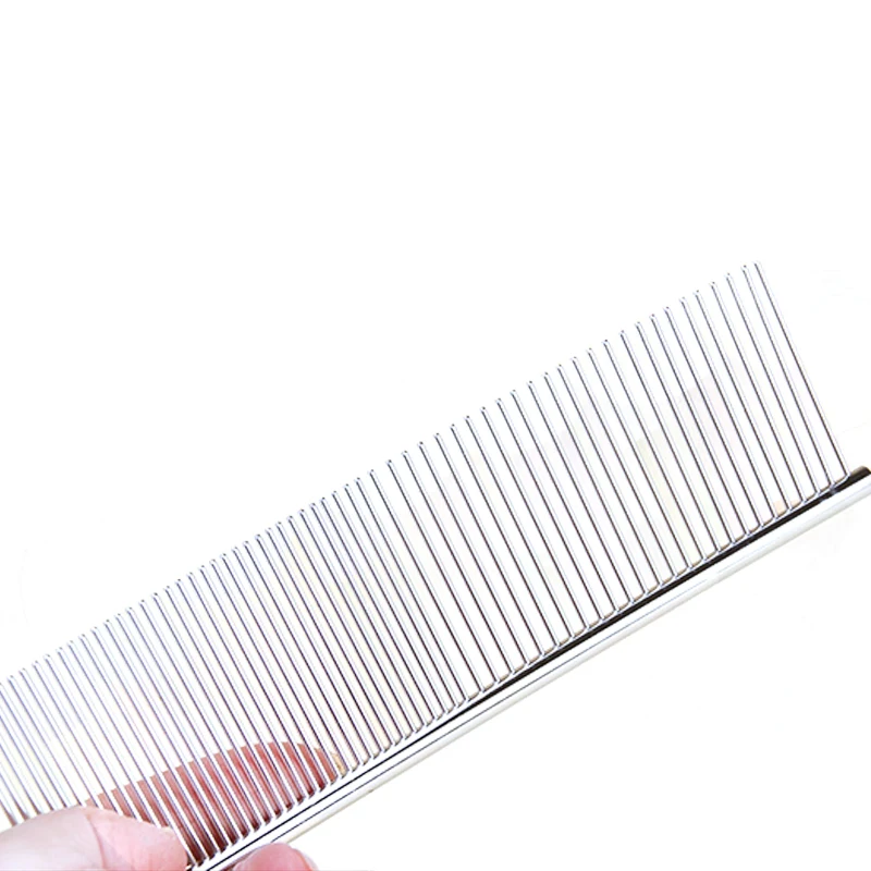 

Pet Dog Pin Brush Comb Grooming Tools Portable Stainless Steel Dogs Cats Comb Beauty Tool for Long Hair Small and Large Dogs