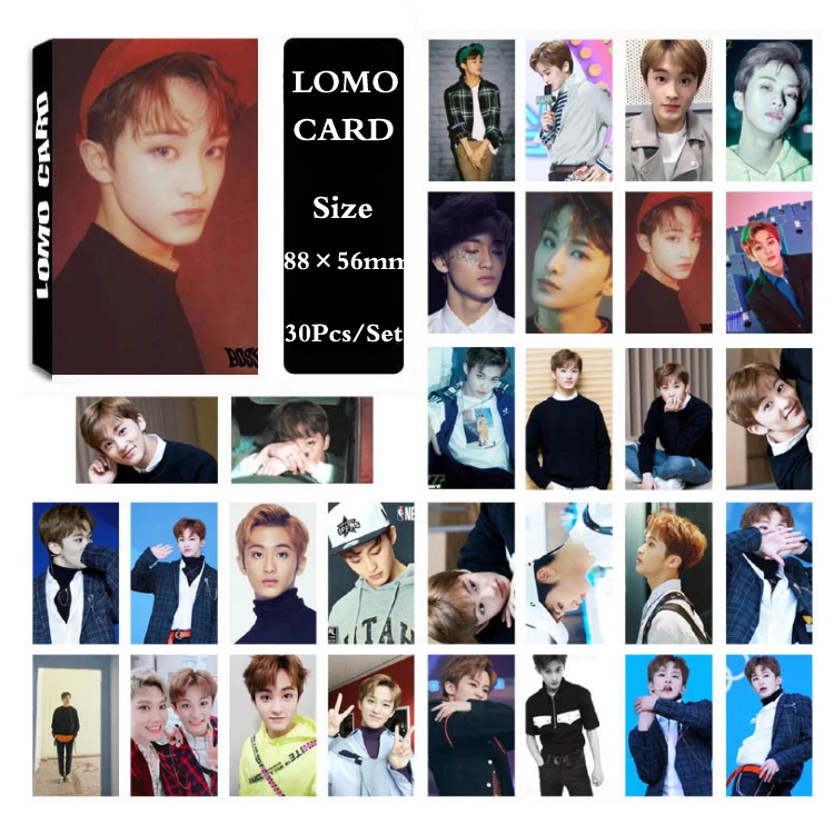 KPOP NCT127 NCT U фото карта постер ломо карты самодельные бумажные HD вентиляторы