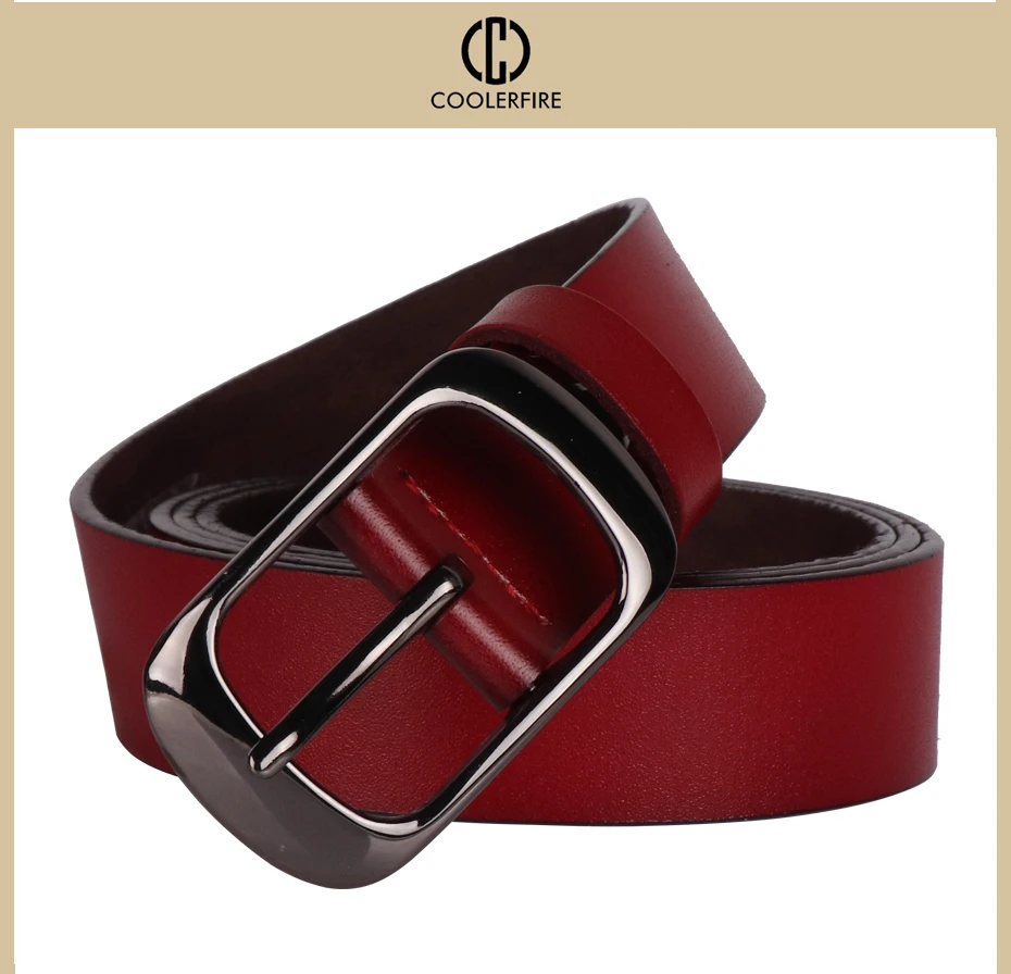 Women's strap casual all-match Women brief genuine leather belt women strap pure color belts Top quality jeans belt WH001 belts for dresses