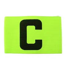 New ootball Soccer Flexible Sports Adjustable Player Bands Fluorescent Captain Armband Colorful J2
