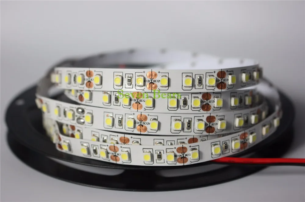 5m/lot 3528 LED Strip 120 LED/m DC12V Flexible LED Light White / Warm