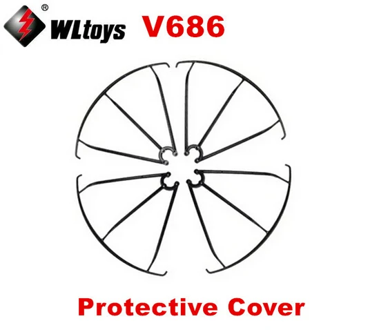 WLtoys V686 V686G V686K запасные части Защитная крышка пропеллер Бесплатная доставка |