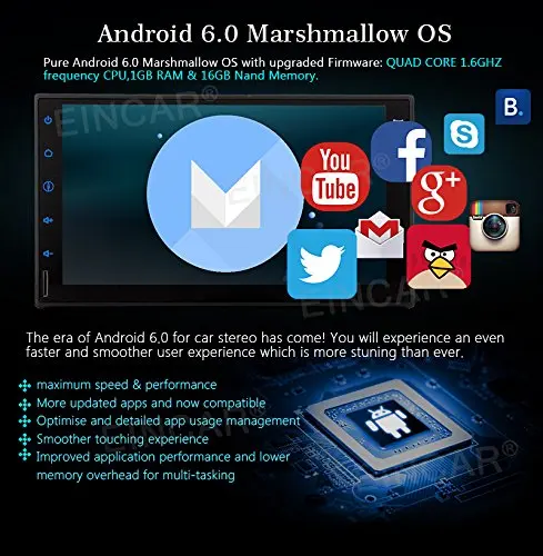 Perfect free camera+Car GPS radio Stereo Double 2Din In Dash Android 6.0 GPS Navigation Radio Capacitive Screen WiFi supports 34/4g OBD2 2