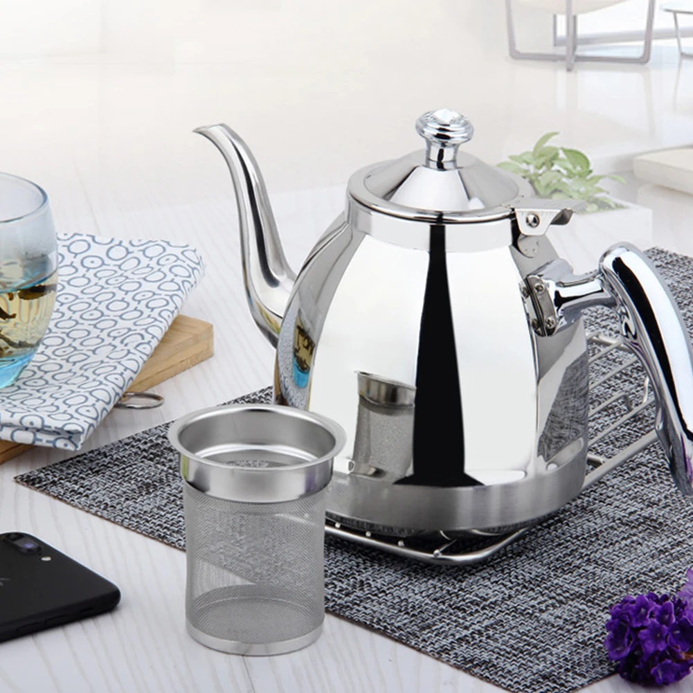 Нержавеющая сталь 1.5L чайник для воды индукционная плита чайники для кемпинга плита со свистком воды газовый чайник кухонные инструменты