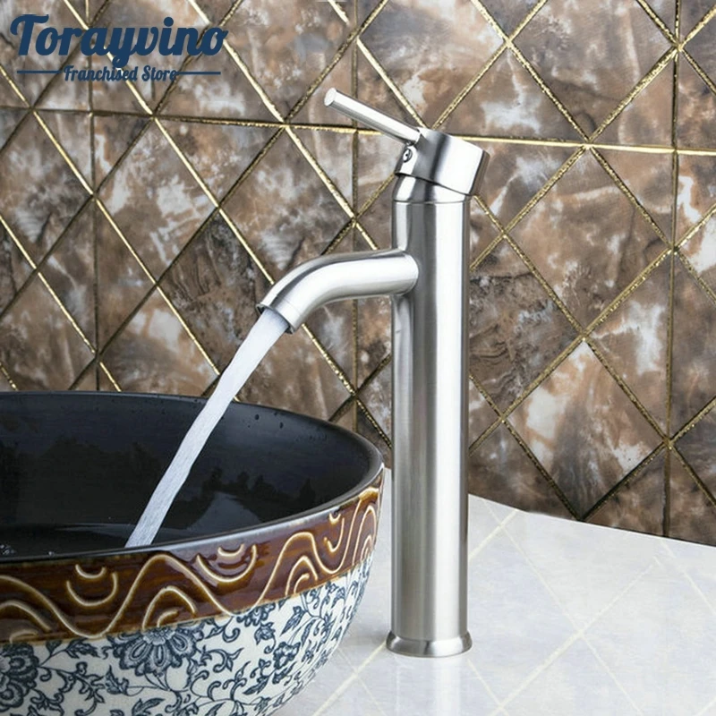 

Faucet Nickel Brushed Bathroom Faucet Couner Top Single Handle Wash Basin Sink Vessel Torneira Tap Mixer Faucet.