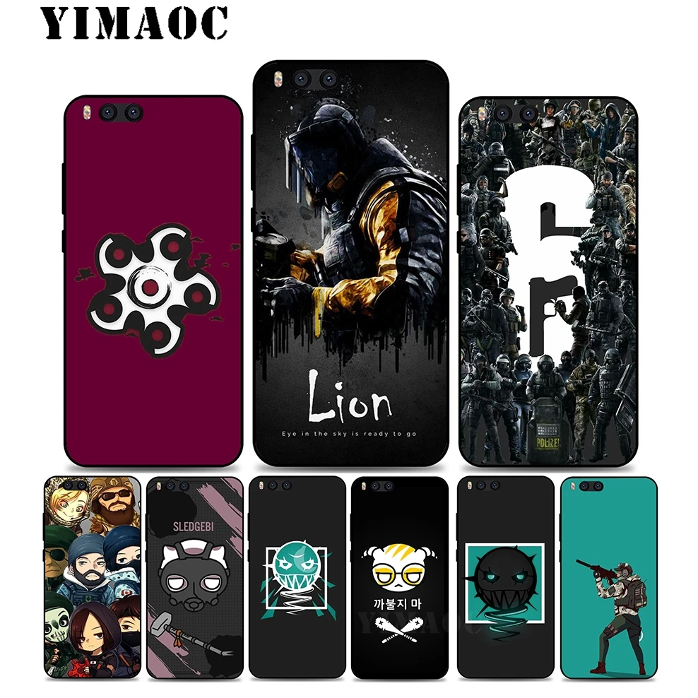 Мягкий силиконовый чехол YIMAOC A48 Rainbow 6 Siege для Xiao mi Red Note 4X 4A 5A 5 Plus A1 A2 Pro Lite 8 |