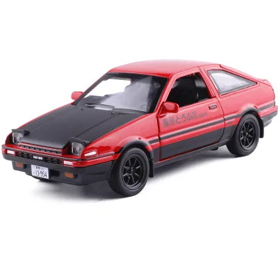 Initial D модели автомобилей AE86 Toyota 1:28 сплава автомобиля с рисунком аниме Форсаж