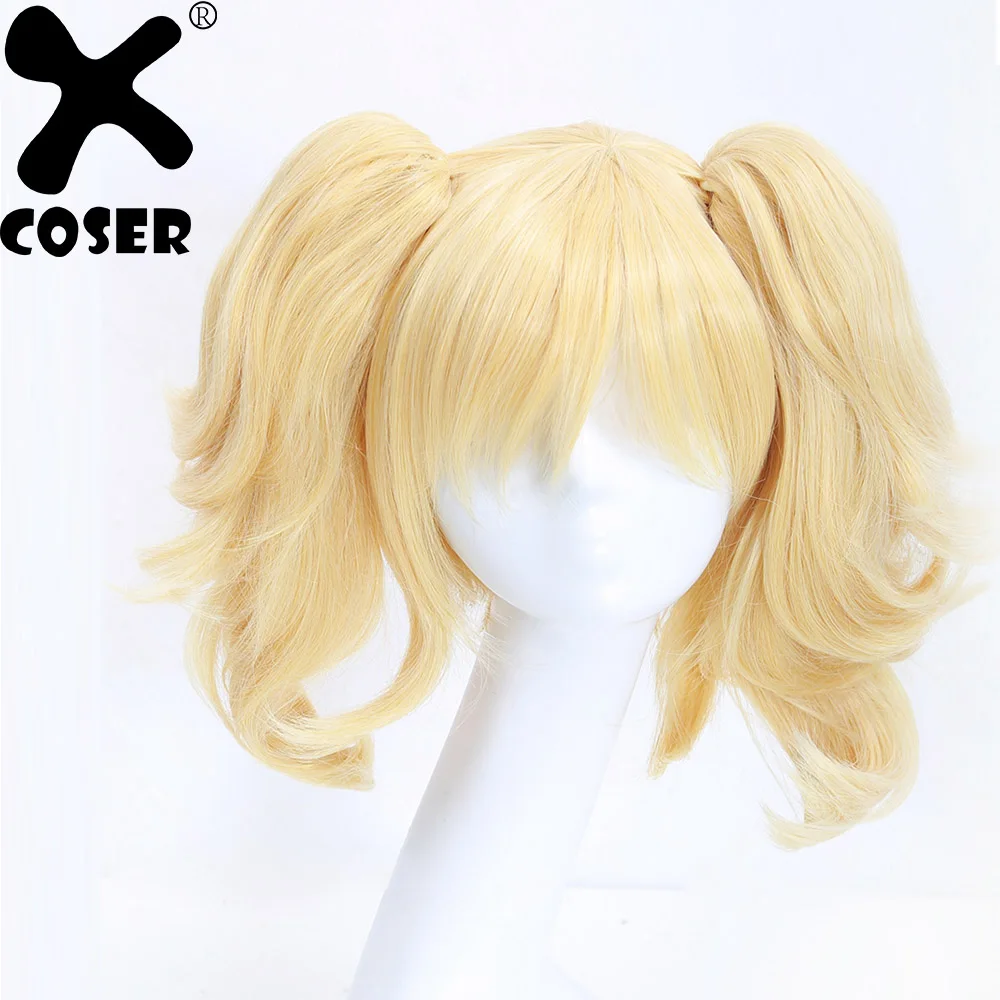 XCOSER Аркхэм Сити Косплей золотисто-желтые волосы Хэллоуин фестиваль Повседневные