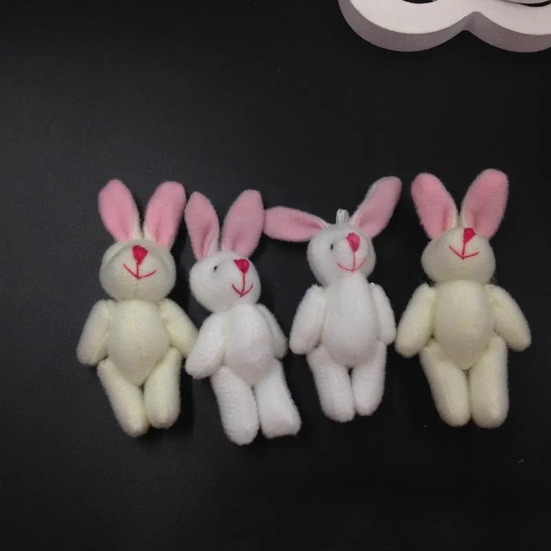 6cm plush rabbit joint bunny 10
