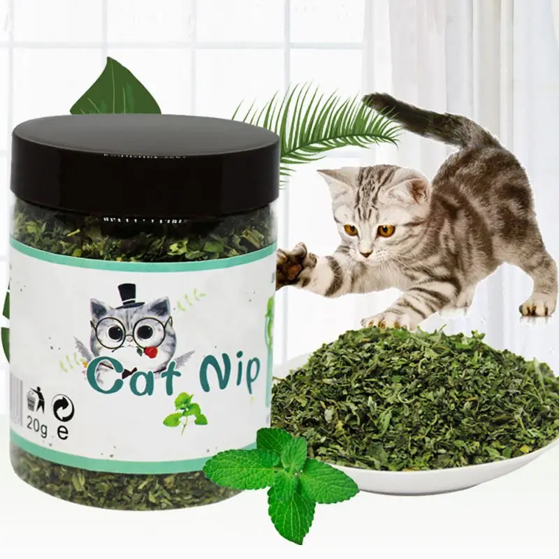 Органический 100% натуральный Премиум кошачий скот трава 10 г/20 г/30 г ментоловый аромат забавные игрушки для кошек
