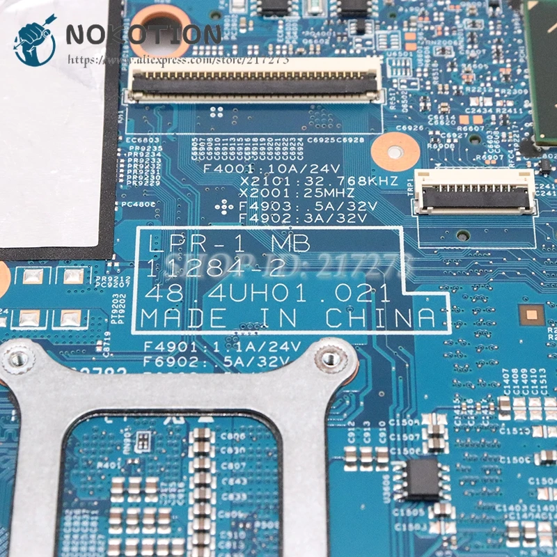 NOKOTION FRU 04W4175 LPR-1 MB 11284-2 48.4UH01.021 For Lenovo ThinkPad E330 L330 laptop motherboard 13.3 Inch DDR3