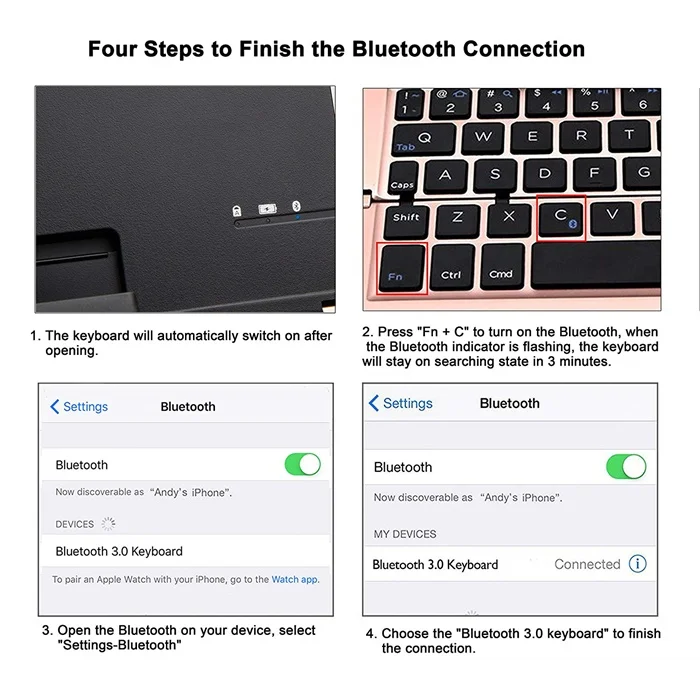 Animuss Bluetooth wireless keyboard (5)