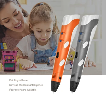 

Penobon Magic 3D Printer Pen With 1.75mm PLA Filament 3D Pen caneta 3D Drawing Pen Creative Gift For Kids Painting Style 3D Pen