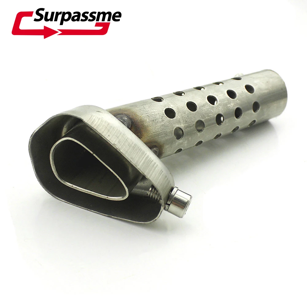 Мотоцикл выхлопная труба Akrapovic Регулируемый дБ убийца глушитель Универсальный