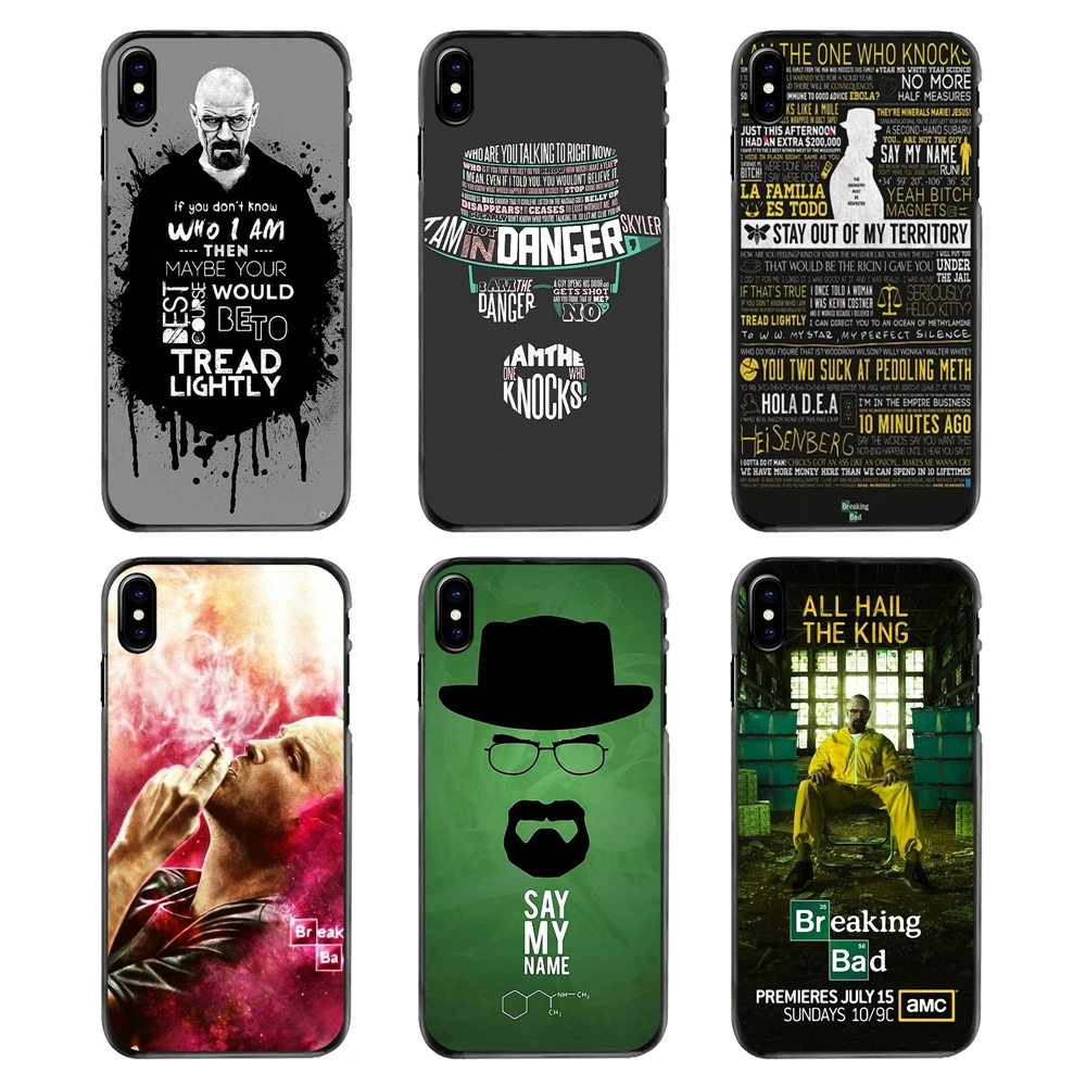 

For iPhone 4 4S 5 5S 5C SE 6 6S 7 8 Plus X XR XS Max iPod Touch 4 5 6 Breaking Bad Chemistry Crime Walter Heisenberg Phone Cover