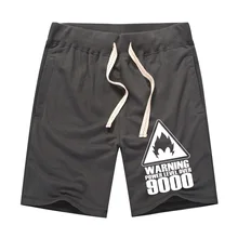 Amy Coulee Dragon Ball мужские Предупреждение предупредительные уровень мощности более 9000 повседневные аниме дышащие летние пляжные шорты