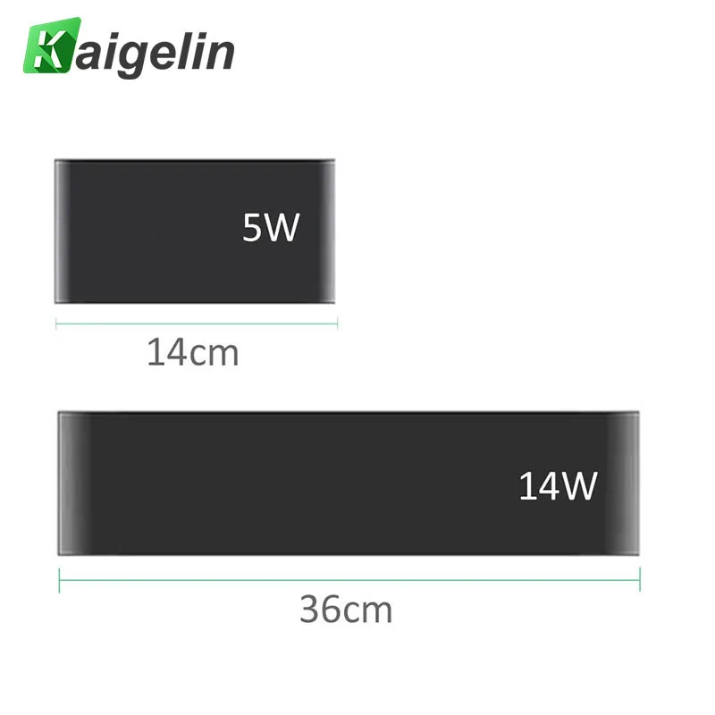 

Kaigelin Modern 14cm-36cm Aluminum LED Wall Lamps For Living room Bathroom Decor Sconce Light Eye-protective Lamparas De Pared