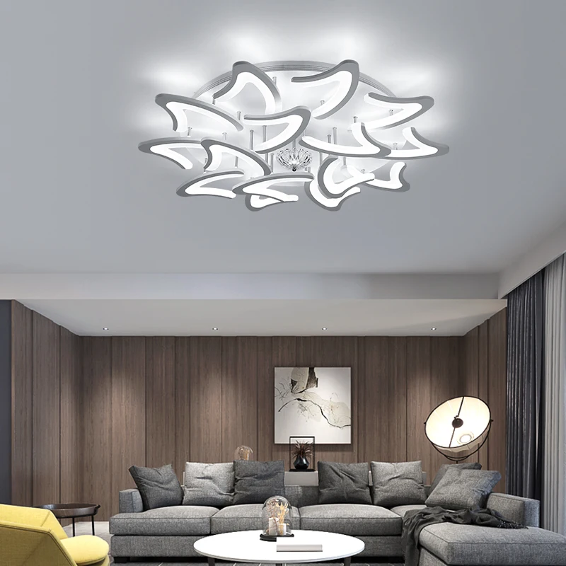 

New modern led chandeliers for living room bedroom dining room acrylic iron body Indoor home chandelier lamp lighting fixtures