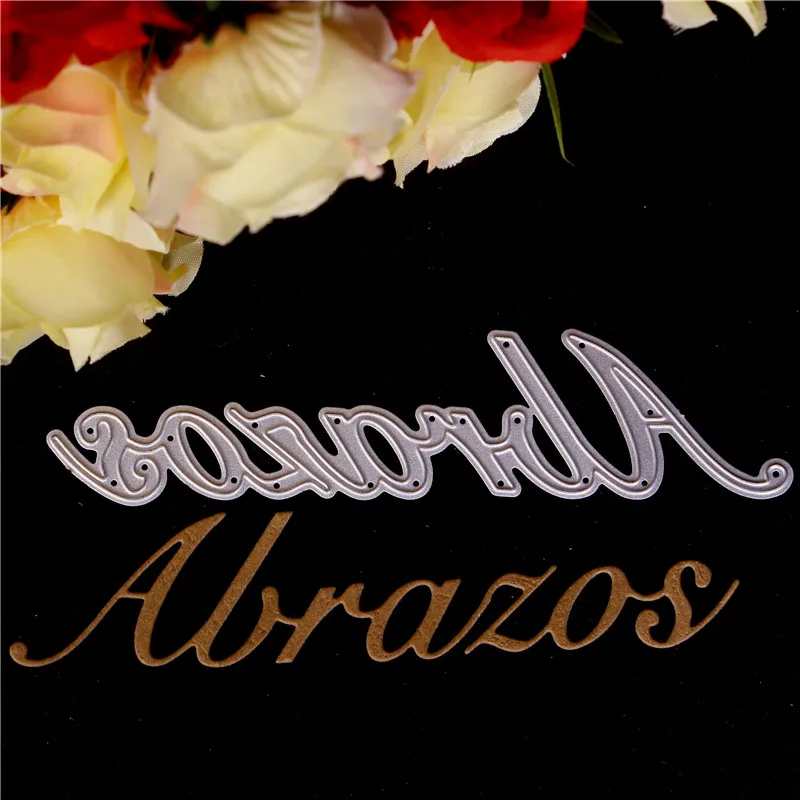 Spanish word Metal Cutting Dies for Diy Scrapbooking Die Cut New 2018