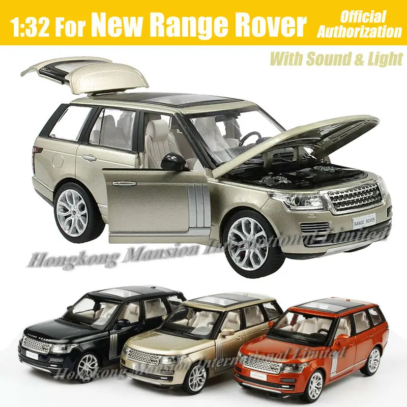 1:32 весы для нового Range Rover Luxury SUV литая модель из сплава металла автомобиля Коллекционная дорожного