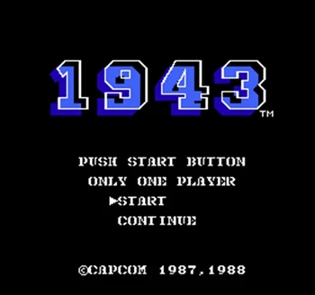 

1943 Region Free 60 Pin 8Bit Game Card For Subor Game Players