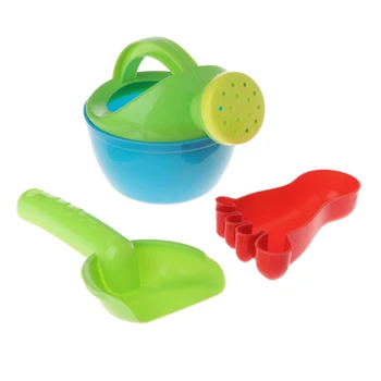 

2018 Children Sand Beach Toys Watering Can Set Bathing Playing Tools Simulation Oct23-A