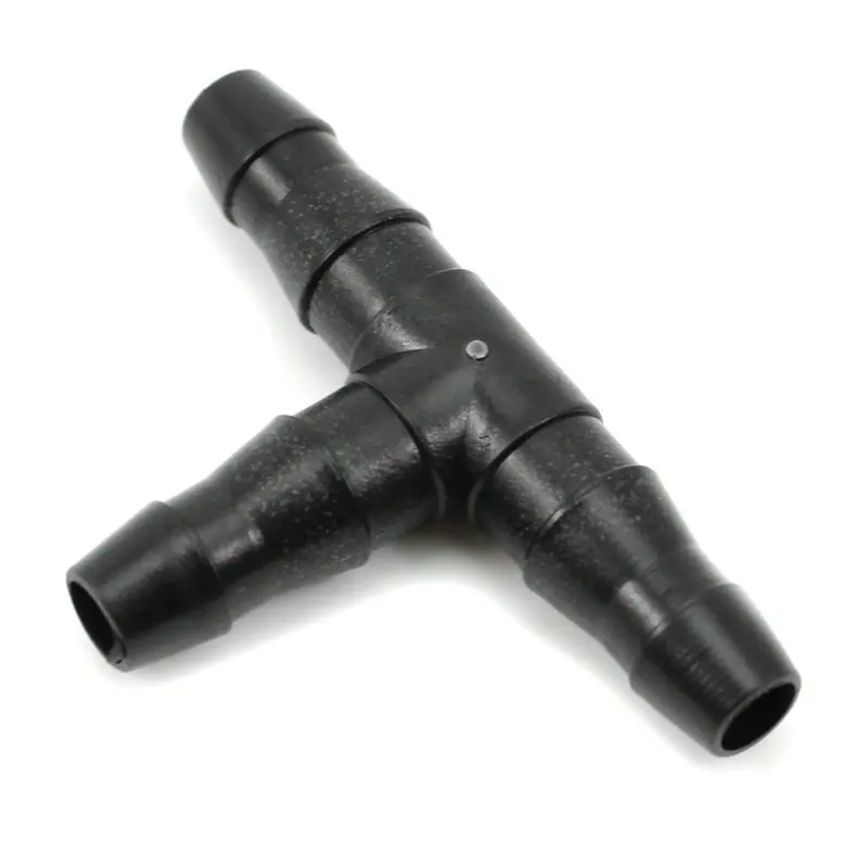 50 Pezzi Tee Giunto Tubi Plastica Attrezzature da Irrigazione Parti per 4mm//7mm
