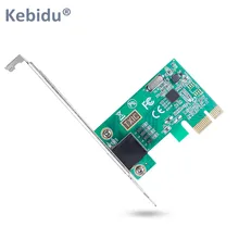 Плата сетевого контроллера KEBIDU 10/100/1000 Мбит/с RJ45 LAN адаптер конвертер Gigabit Ethernet PCI-E сетевой адаптер для ПК