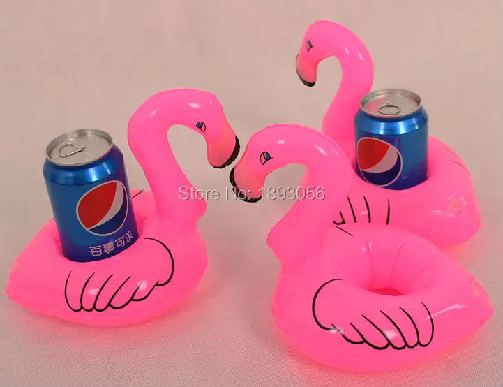 PVC Inflatable Flamingo Pool Drink Holder