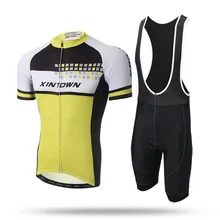 Мужские велосипедные шорты с коротким рукавом Джерси 3D шорты с гелевой подкладкой одежда для велосипедистов 3 цвета желтый синий фиолетовый