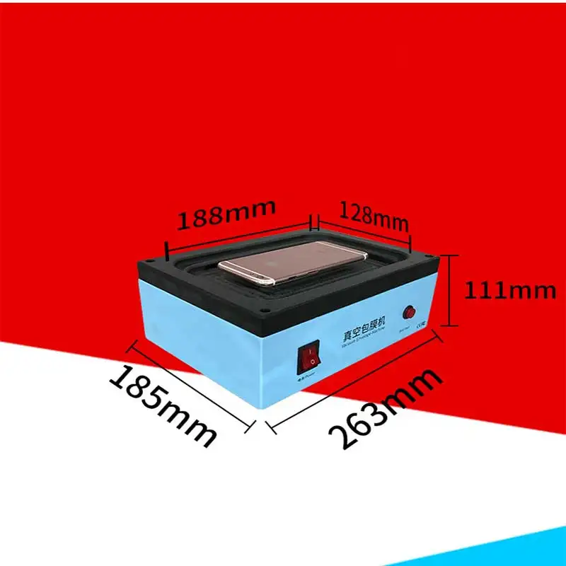 Автоматическая вакуумная машина для покрытия задней крышки пленка машина для мобильного телефона вакуумный конверт машина для IPhone SAMSUNG инструмент для ремонта