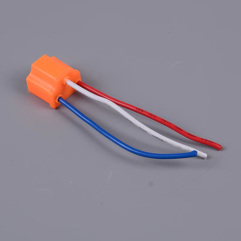 

12V H4 9003 Car Truck Female Ceramic Headlight Extension Connector Plug Light Lamp Bulb Wire Socket Adapter